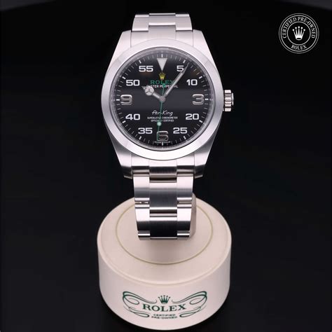 rolex certified pre-owned air-king 2019|used rolex air king for sale.